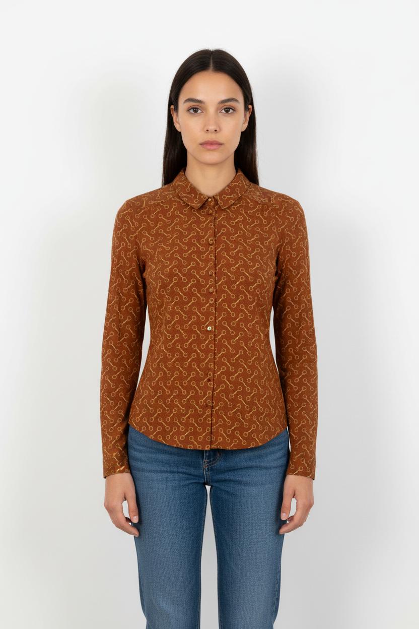 Chemise Marron - Taille M/38