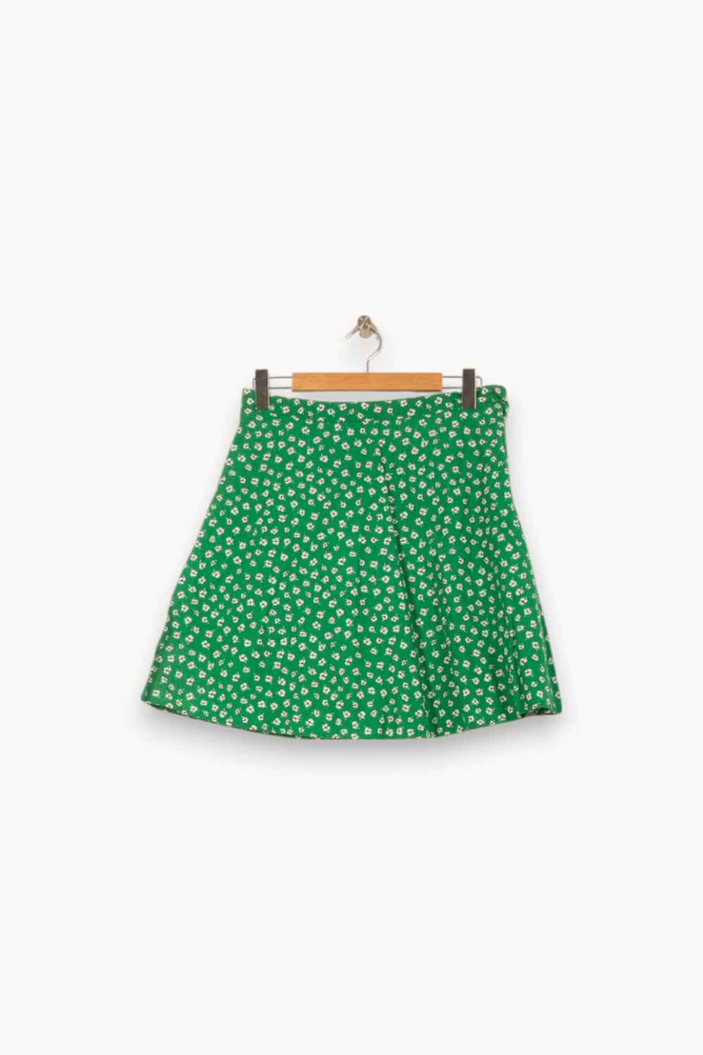 Jupe Évasée Verte et Blanche - Taille L/40 de la marque Claudie Pierlot | PARAD54154 - Vendu par Paradigme - Image 2