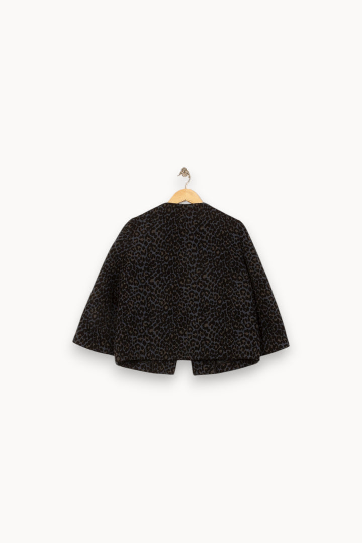 Veste Noire et Marron - Taille L/40 de la marque Caroll | PARAD54155 - Vendu par Paradigme - Image 4