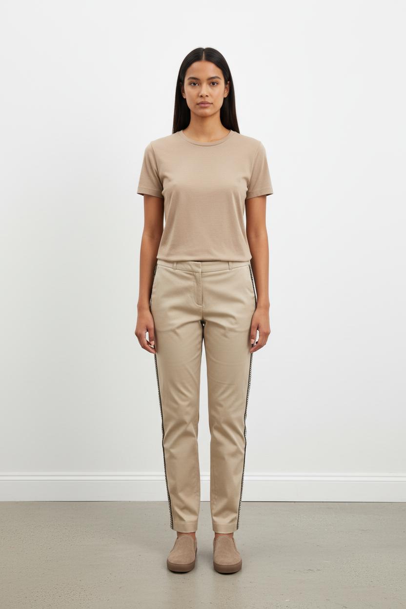 Pantalon Chino Beige et Noir - Taille L/40