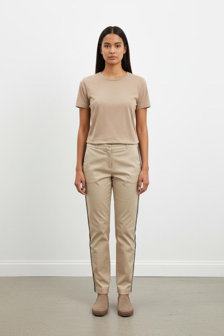 Pantalon Chino Beige et Noir - Taille L/40