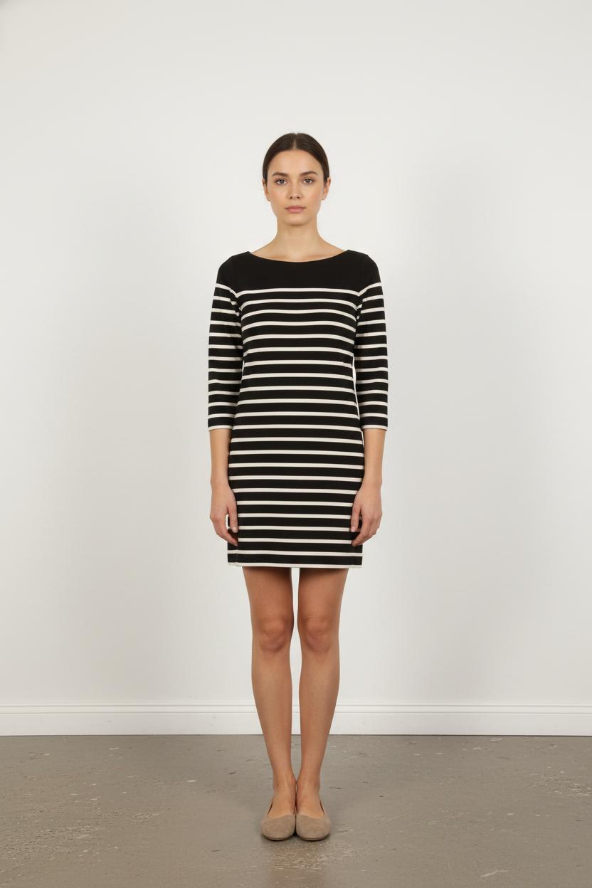 Robe Courte Noire et Blanche - Taille S/36
