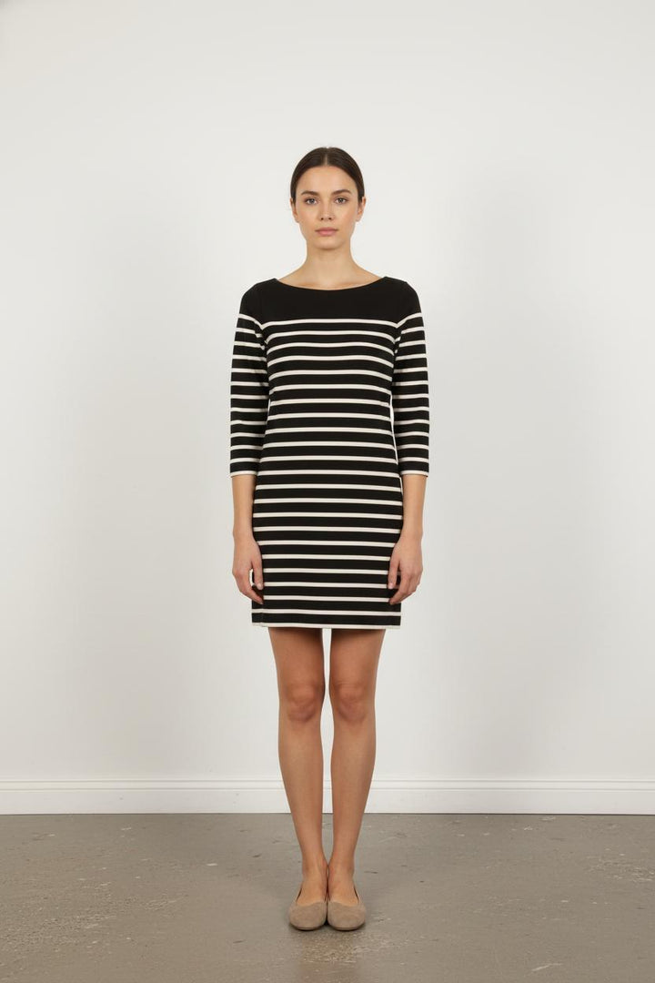 Robe Courte Noire et Blanche - Taille S/36