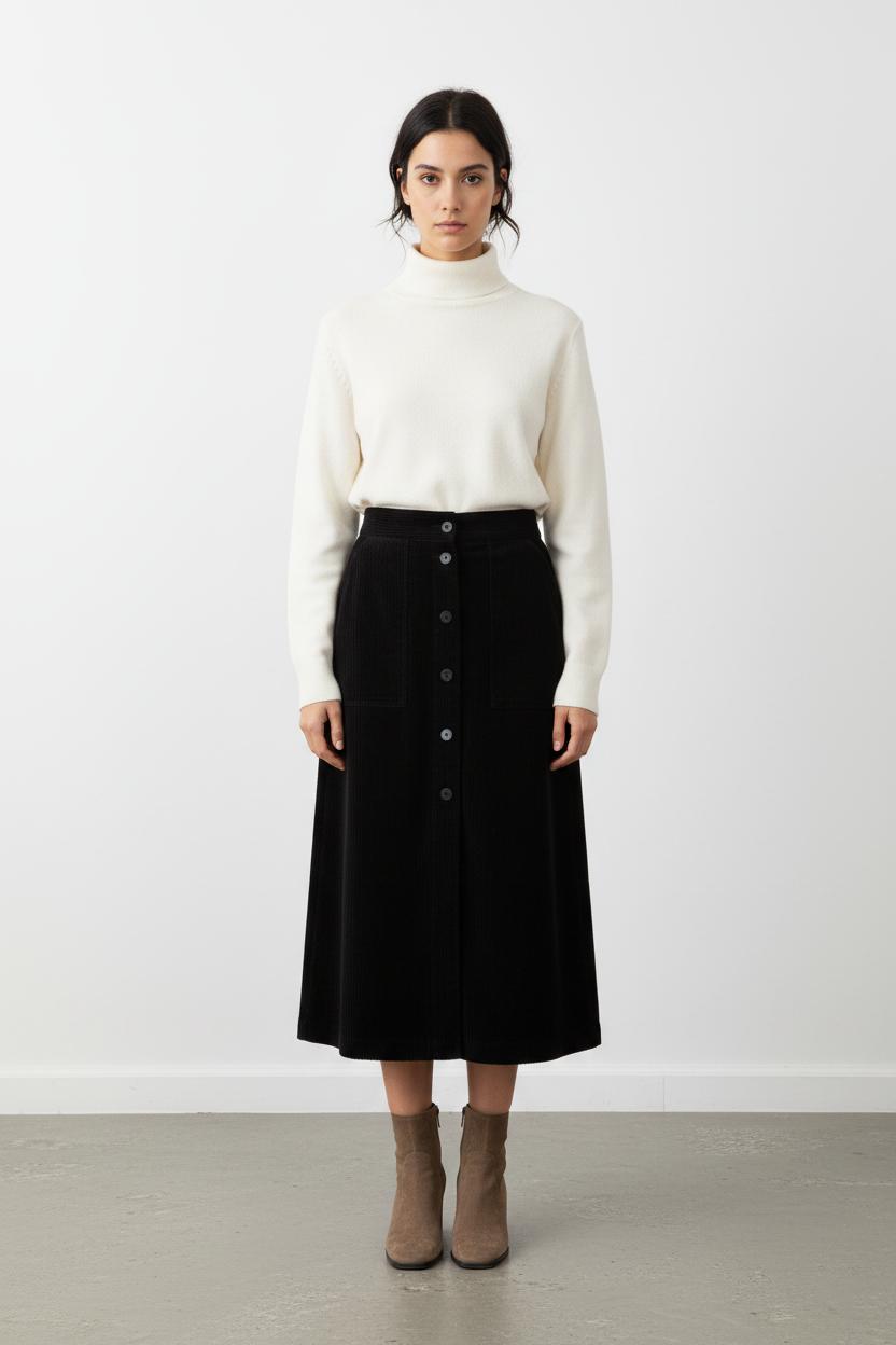 Jupe Longue Noire - Taille XS/34