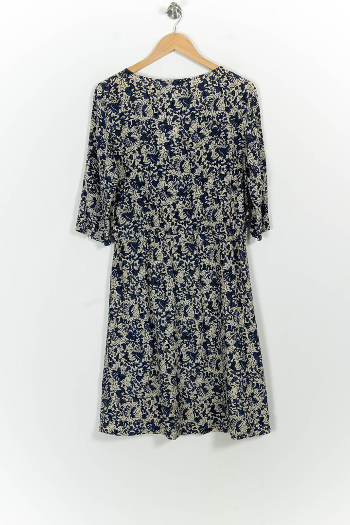 Robe Courte Bleue et Beige - Taille S/36 de la marque Gerard Darel | PARAD54194 - Vendu par Paradigme - Image 4