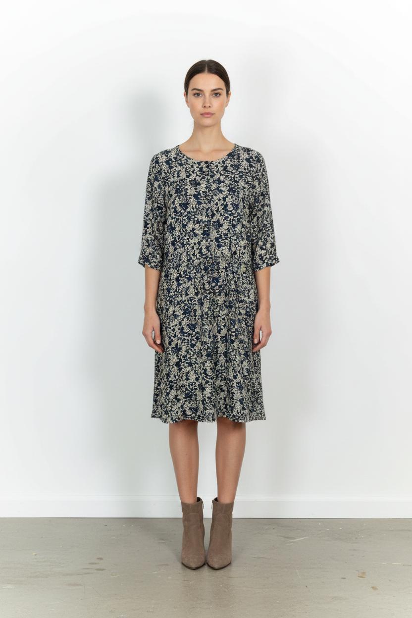 Robe Courte Bleue et Beige - Taille S/36 de la marque Gerard Darel | PARAD54194 - Vendu par Paradigme - Image 1