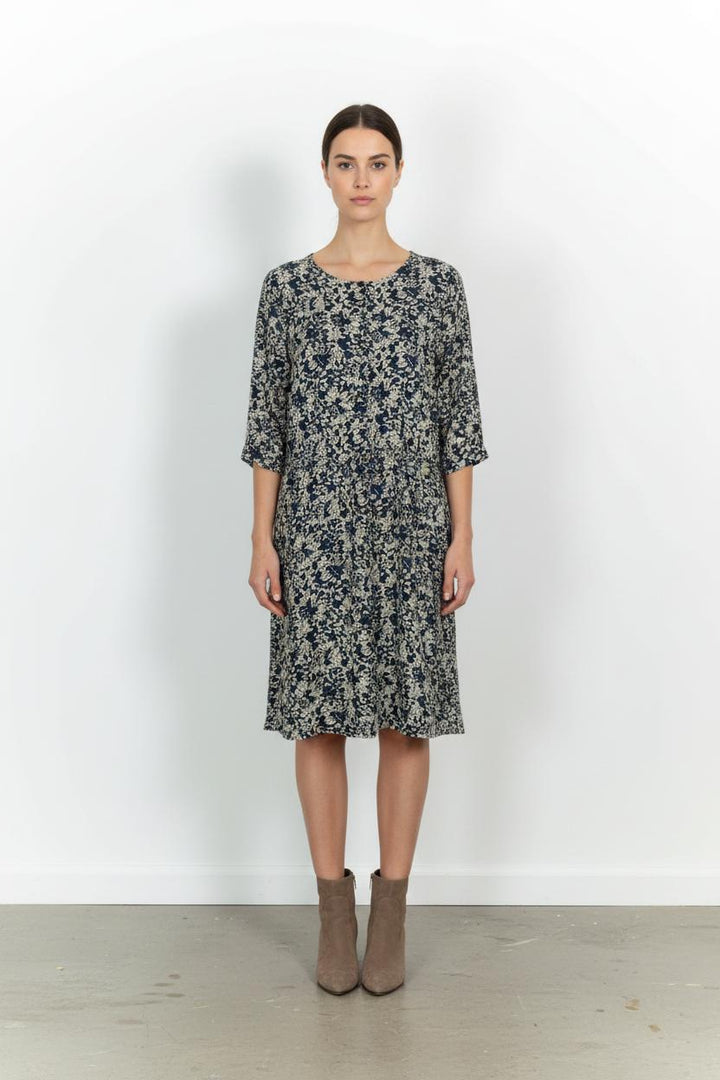 Robe Courte Bleue et Beige - Taille S/36 de la marque Gerard Darel | PARAD54194 - Vendu par Paradigme - Image 1