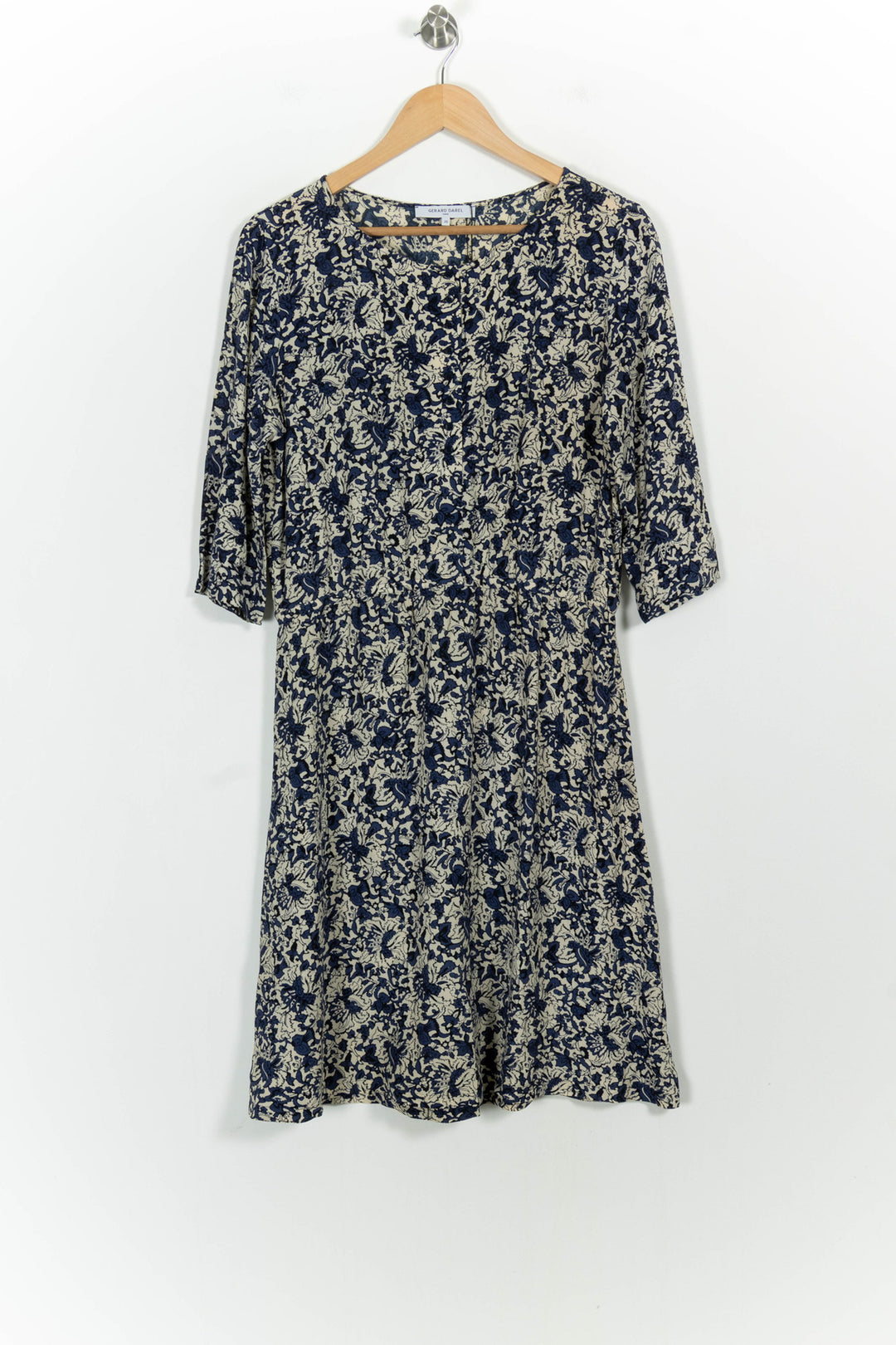 Robe Courte Bleue et Beige - Taille S/36 de la marque Gerard Darel | PARAD54194 - Vendu par Paradigme - Image 2