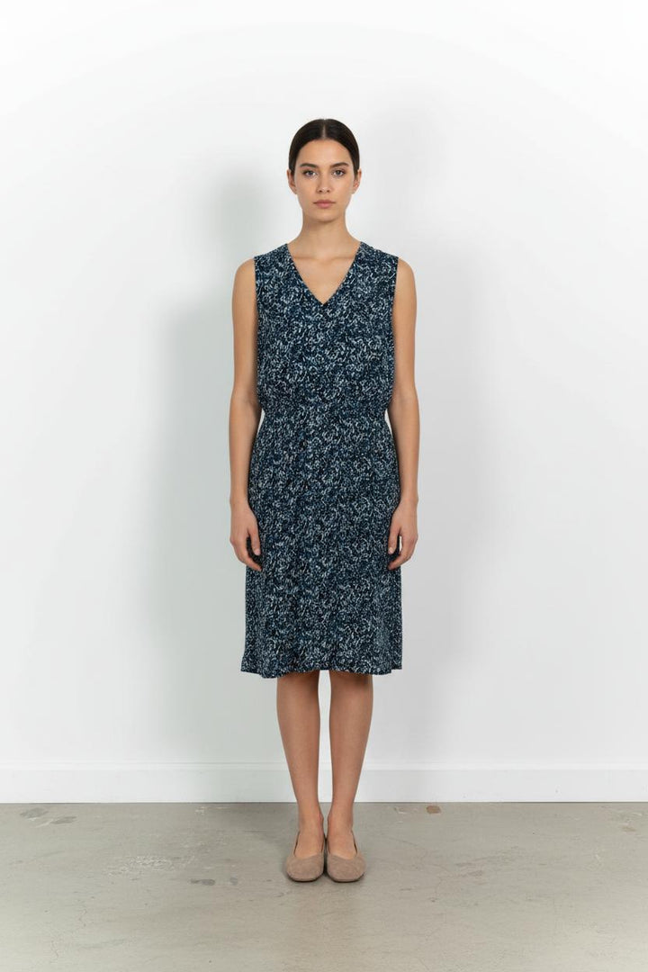 Robe Sans Manches Bleu et Blanc - Taille M/38 de la marque Comptoir des Cotonniers | PARAD54195 - Vendu par Paradigme - Image 1