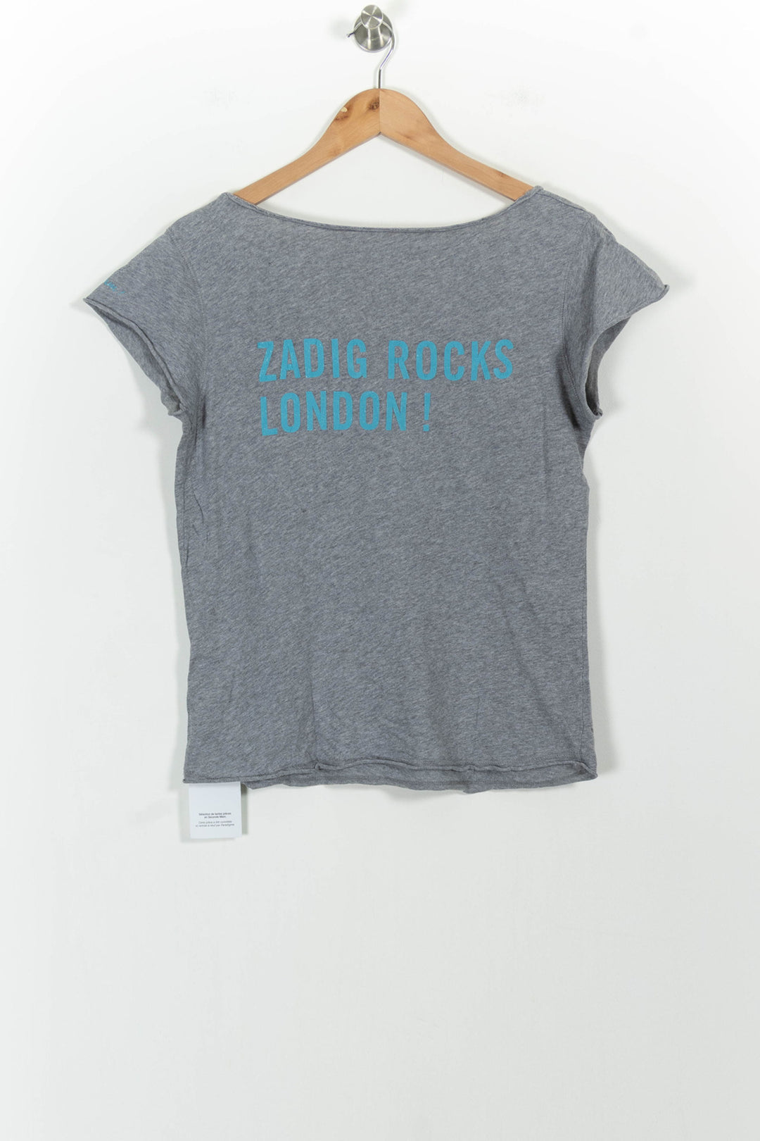 Tee-shirt Gris - Taille M/38 de la marque Zadig&Voltaire | PARAD54196 - Vendu par Paradigme - Image 4