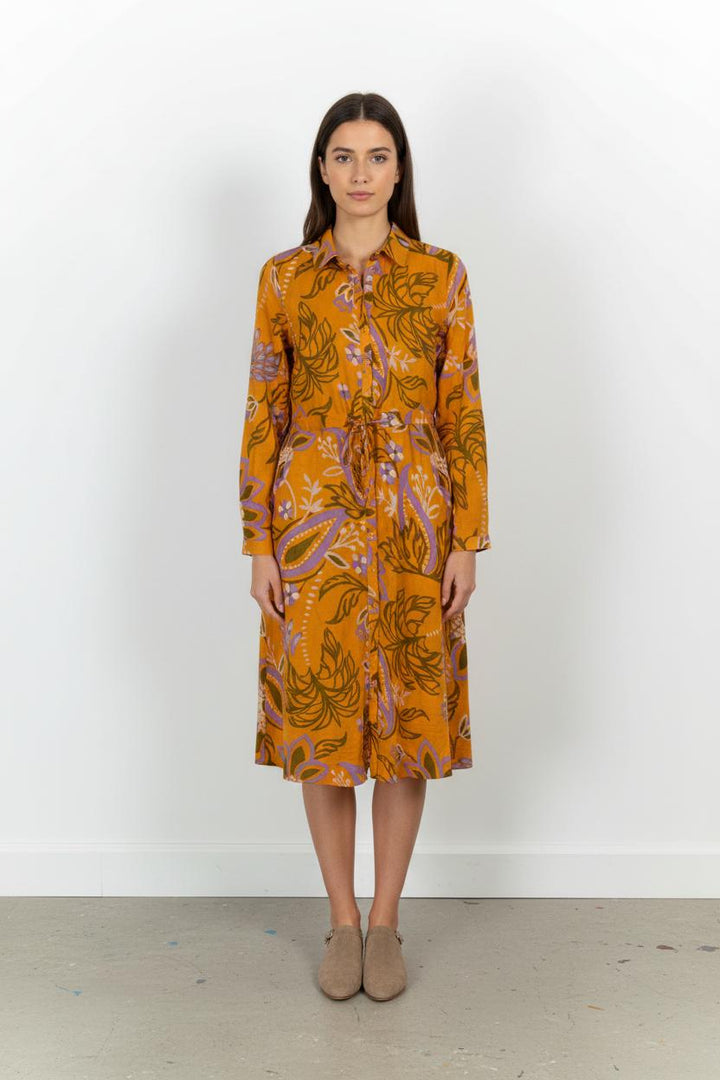 Robe Chemise Orange et Violette - Taille XS/34 de la marque Grace & Mila | PARAD54204 - Vendu par Paradigme - Image 1