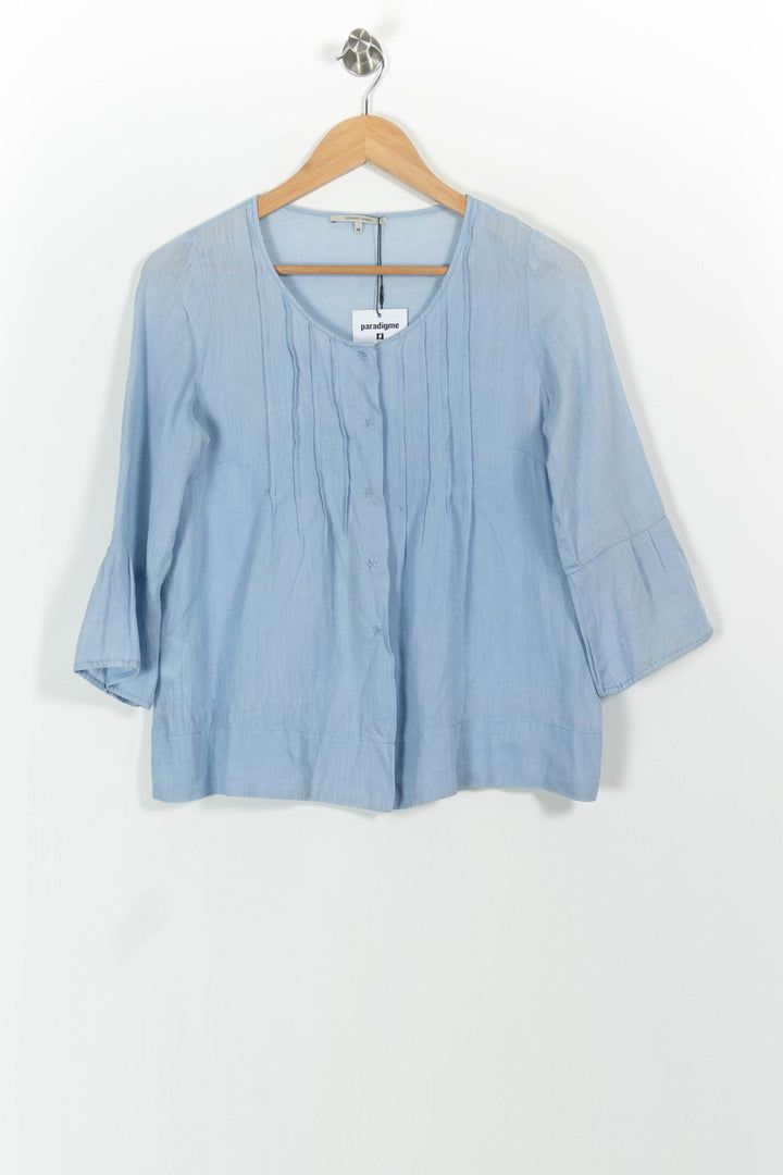 Blouse Bleue - Taille S/36 de la marque Gerard Darel | PARAD54208 - Vendu par Paradigme - Image 2
