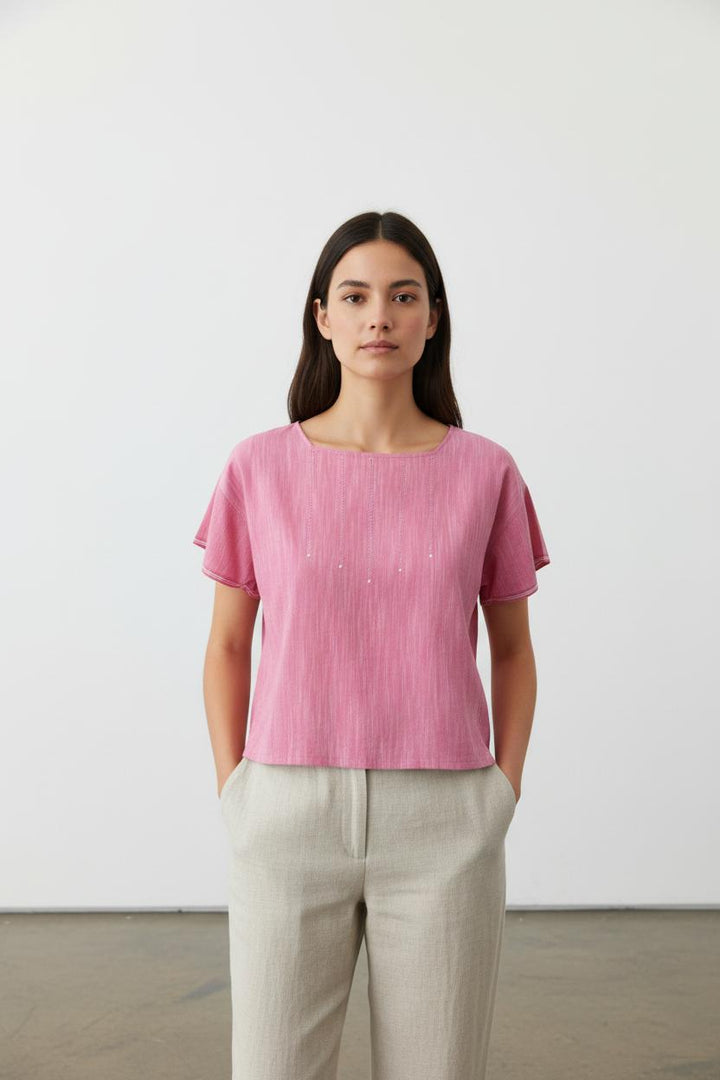Blouse Rose - Taille XS/34 de la marque Soeur | PARAD54209 - Vendu par Paradigme - Image 1
