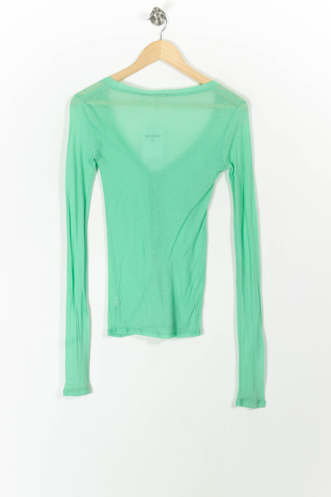 Cardigan Vert - Taille M/38 de la marque American Vintage | PARAD54212 - Vendu par Paradigme - Image 4