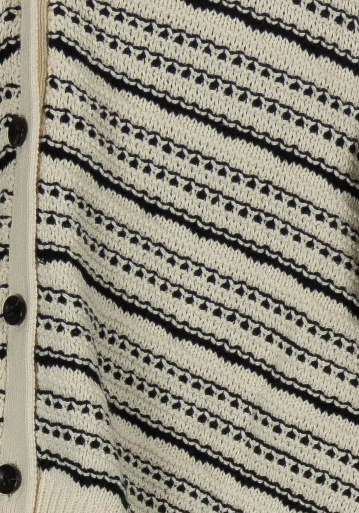 Gilet Beige et Noir - Taille L/40 de la marque Galeries Lafayette | PARAD54213 - Vendu par Paradigme - Image 3
