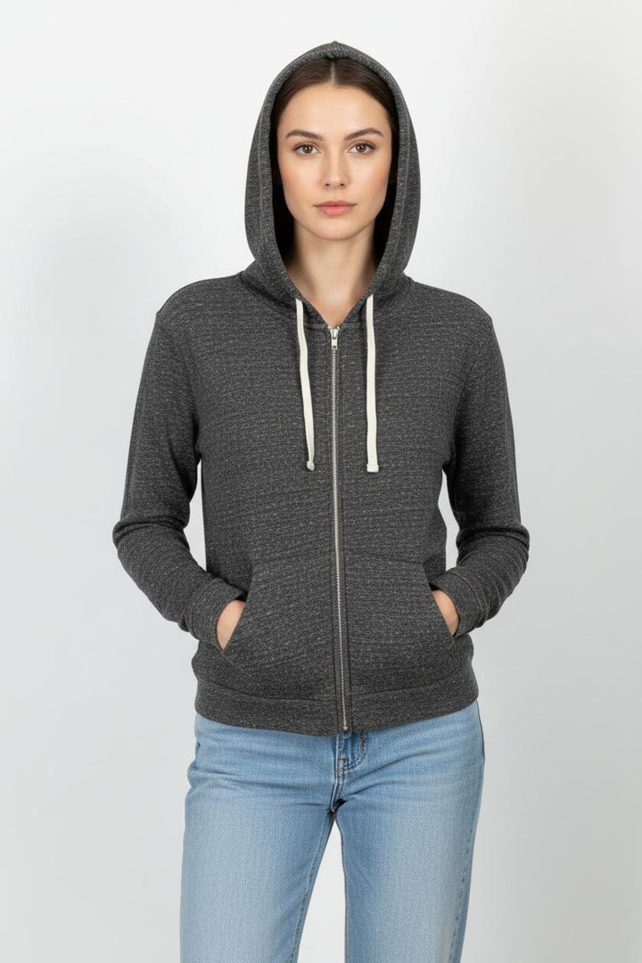 Sweat à Capuche Gris - Taille L/40 de la marque American Vintage | PARAD54215 - Vendu par Paradigme - Image 1