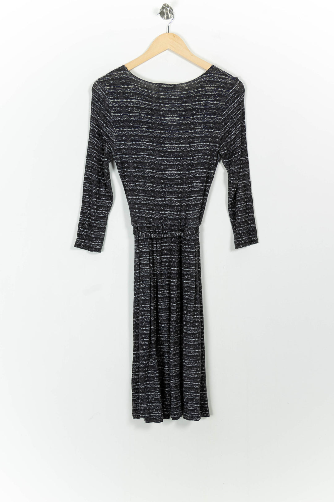 Robe Ajustée Noire et Grise - Taille M/38 de la marque Agnès b. | PARAD54217 - Vendu par Paradigme - Image 4