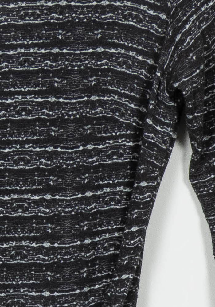 Robe Ajustée Noire et Grise - Taille M/38 de la marque Agnès b. | PARAD54217 - Vendu par Paradigme - Image 3