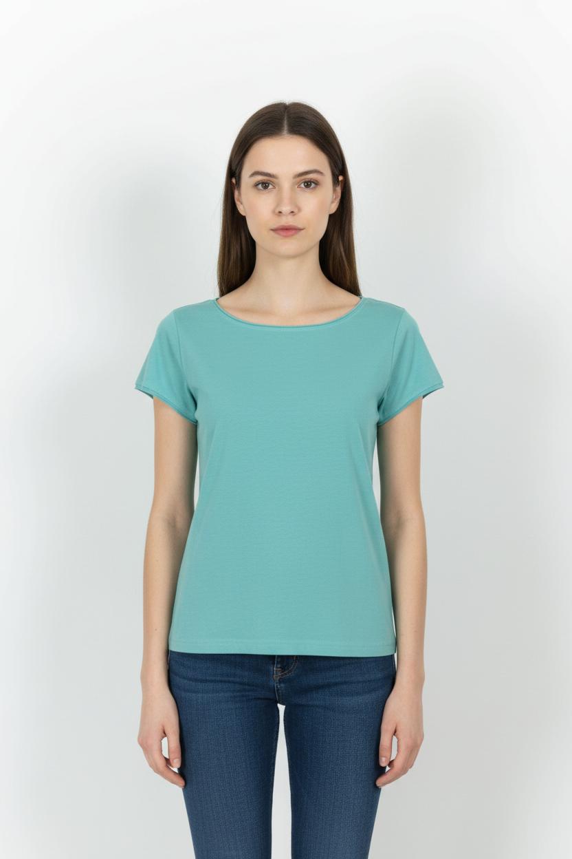Tee-shirt Bleu - Taille M/38 de la marque Agnès b. | PARAD54219 - Vendu par Paradigme - Image 1