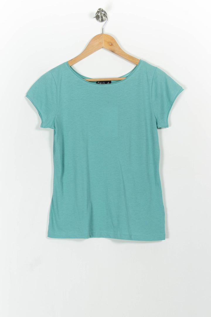 Tee-shirt Bleu - Taille M/38 de la marque Agnès b. | PARAD54219 - Vendu par Paradigme - Image 2