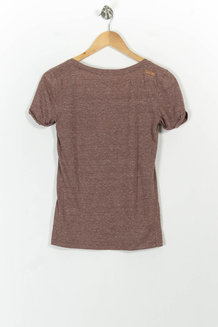 Tee-shirt Bordeaux - Taille S/36 de la marque IKKS | PARAD54224 - Vendu par Paradigme - Image 4