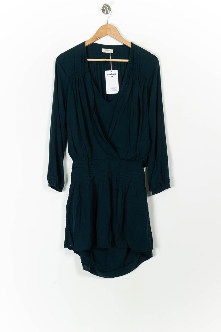 Robe Courte Verte - Taille L/40 de la marque ba&sh | PARAD54230 - Vendu par Paradigme - Image 2