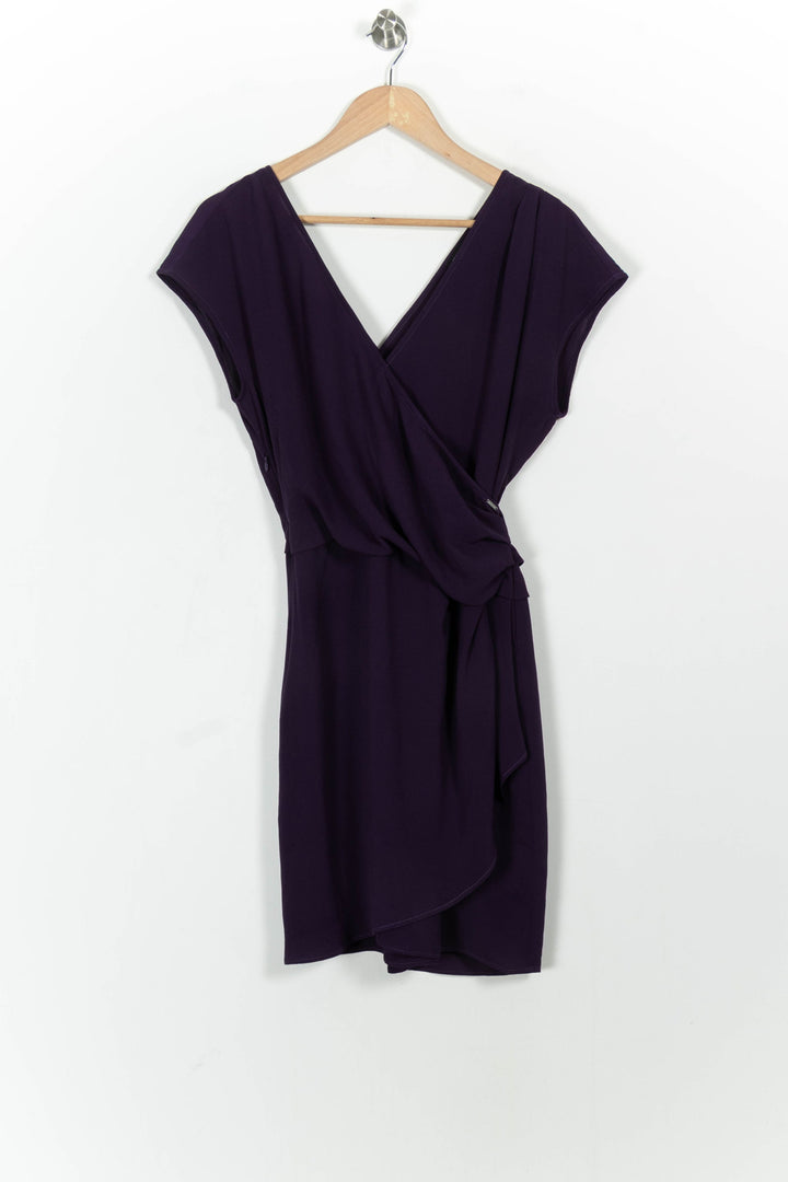 Robe Portefeuille Violette - Taille L/40 de la marque IKKS | PARAD54242 - Vendu par Paradigme - Image 4