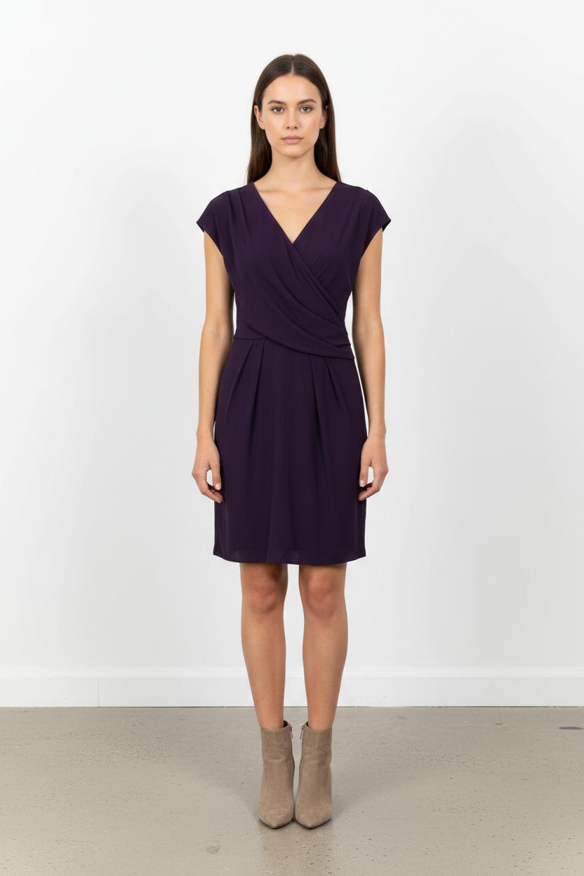 Robe Portefeuille Violette - Taille L/40 de la marque IKKS | PARAD54242 - Vendu par Paradigme - Image 1