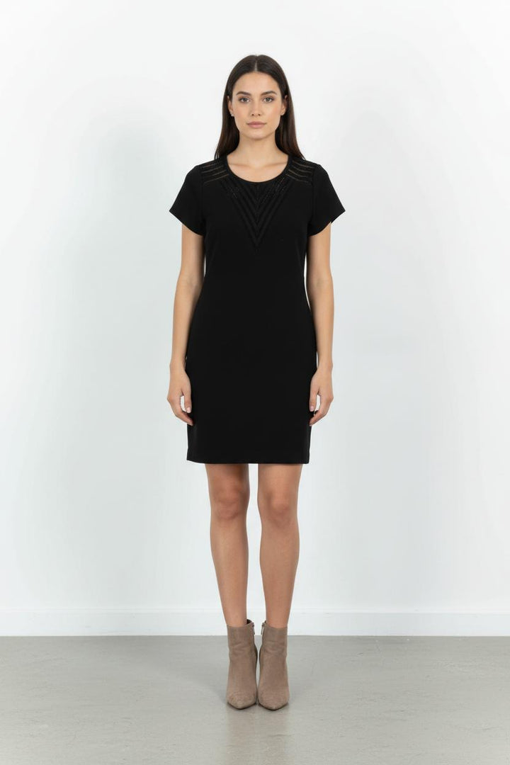Robe Courte Noire - Taille L/40 de la marque IKKS | PARAD54248 - Vendu par Paradigme - Image 1