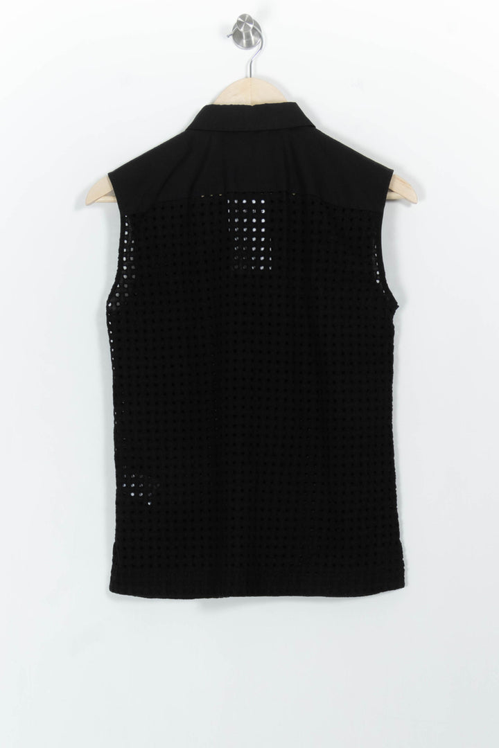 Chemise Sans Manches Noire - Taille S/36 de la marque Claudie Pierlot | PARAD54249 - Vendu par Paradigme - Image 4