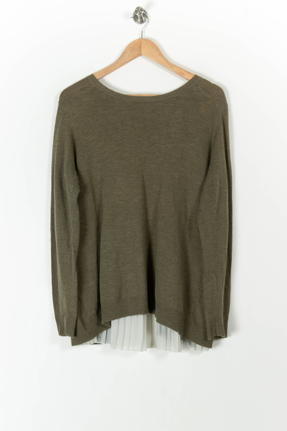 Pull Vert et Blanc - Taille L/40 de la marque Sandro | PARAD54257 - Vendu par Paradigme - Image 2