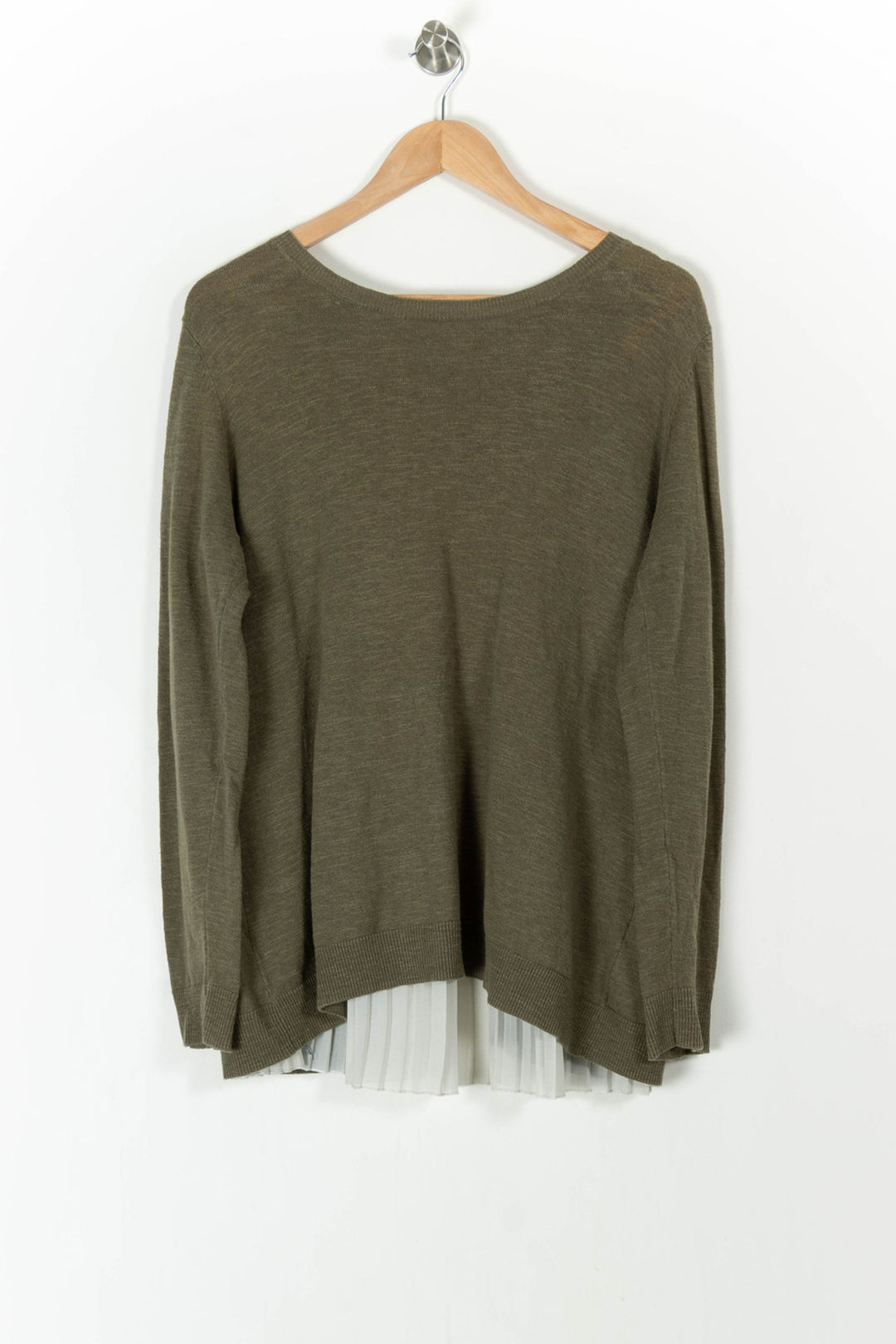 Pull Vert et Blanc - Taille L/40 de la marque Sandro | PARAD54257 - Vendu par Paradigme - Image 2