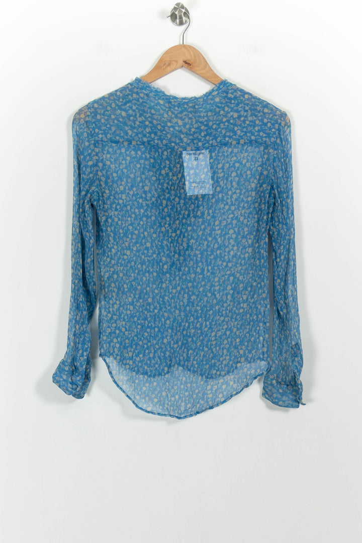Blouse Bleue et Beige - Taille XS/34 de la marque The Kooples | PARAD54259 - Vendu par Paradigme - Image 4