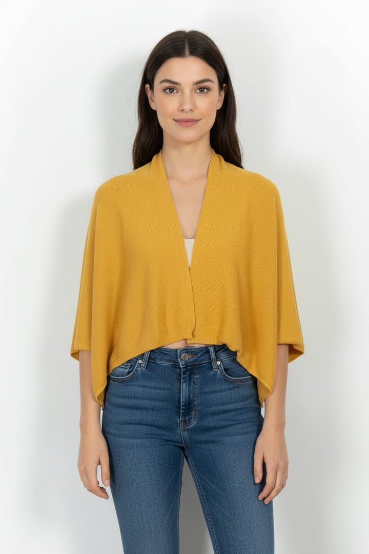 Boléro Jaune - Taille S/36 de la marque La Fée Maraboutée | PARAD54274 - Vendu par Paradigme - Image 1