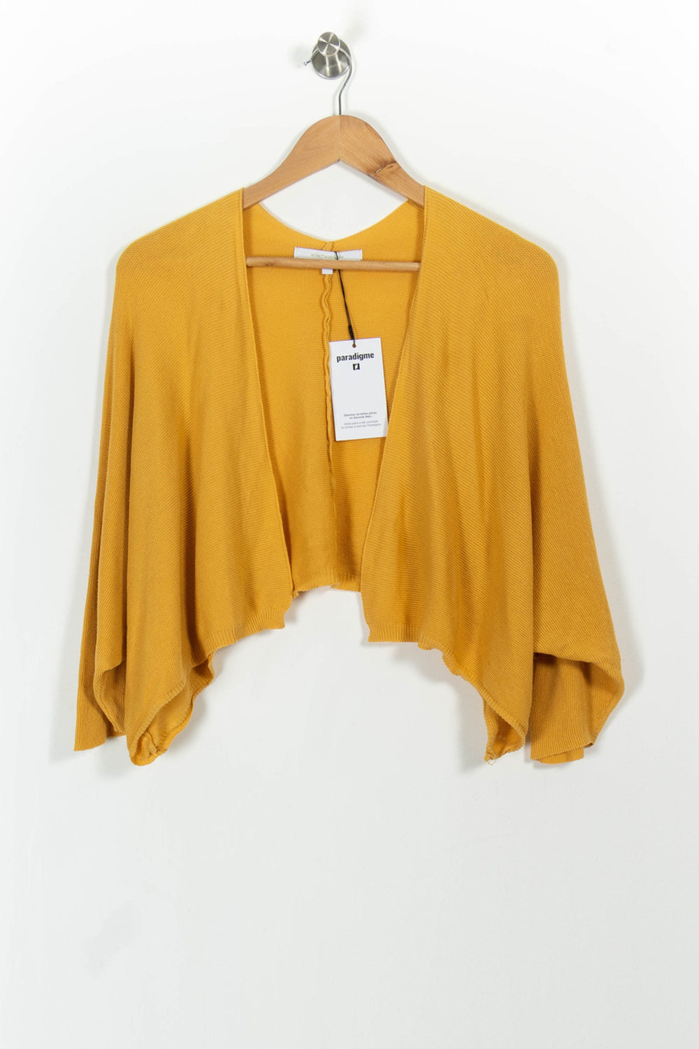 Boléro Jaune - Taille S/36 de la marque La Fée Maraboutée | PARAD54274 - Vendu par Paradigme - Image 2