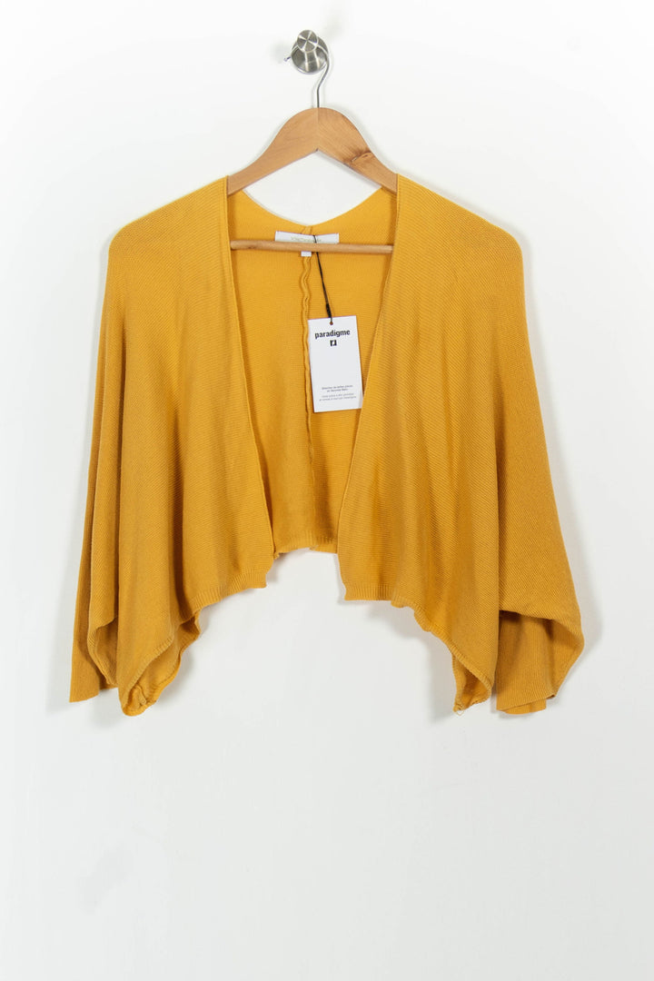 Boléro Jaune - Taille S/36 de la marque La Fée Maraboutée | PARAD54274 - Vendu par Paradigme - Image 2