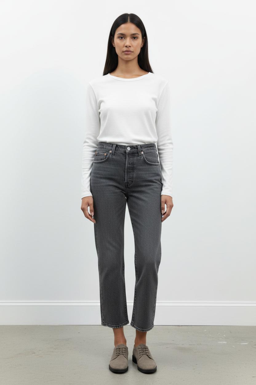 Jean Droit Gris - Taille S/36 de la marque Levi's | PARAD54281 - Vendu par Paradigme - Image 1