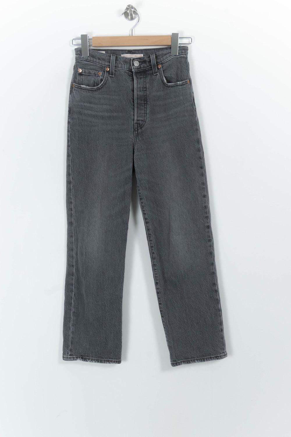 Jean Droit Gris - Taille S/36 de la marque Levi's | PARAD54281 - Vendu par Paradigme - Image 2