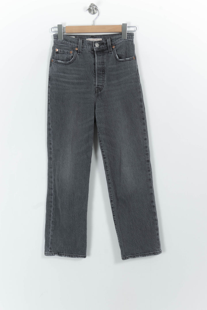 Jean Droit Gris - Taille S/36 de la marque Levi's | PARAD54281 - Vendu par Paradigme - Image 2