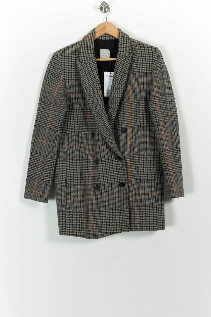 Blazer Gris et Marron - Taille M/38 de la marque Pablo | PARAD54283 - Vendu par Paradigme - Image 2