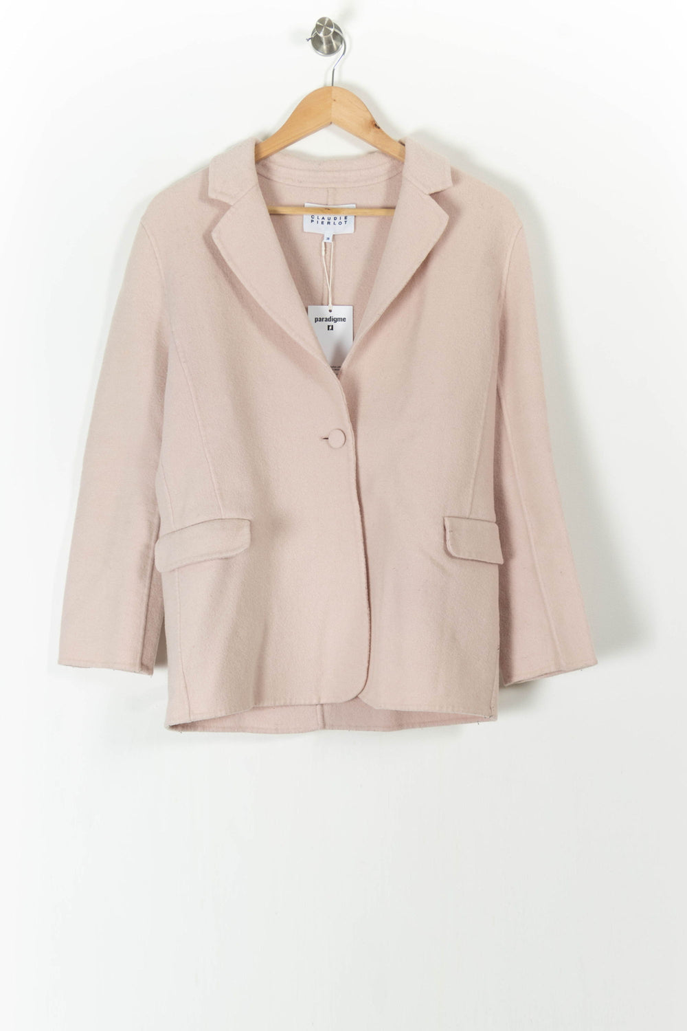 Veste Rose - Taille M/38 de la marque Claudie Pierlot | PARAD54285 - Vendu par Paradigme - Image 2