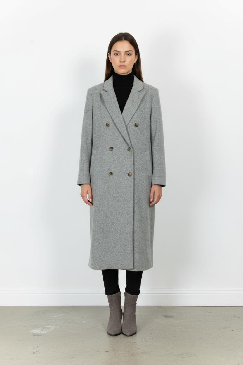 Manteau Gris - Taille M/38 de la marque American Vintage | PARAD54286 - Vendu par Paradigme - Image 1