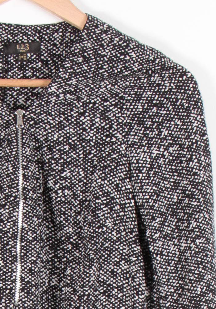 Robe Courte Noire et Blanche - Taille S/36 de la marque Maison 123 | PARAD54299 - Vendu par Paradigme - Image 3