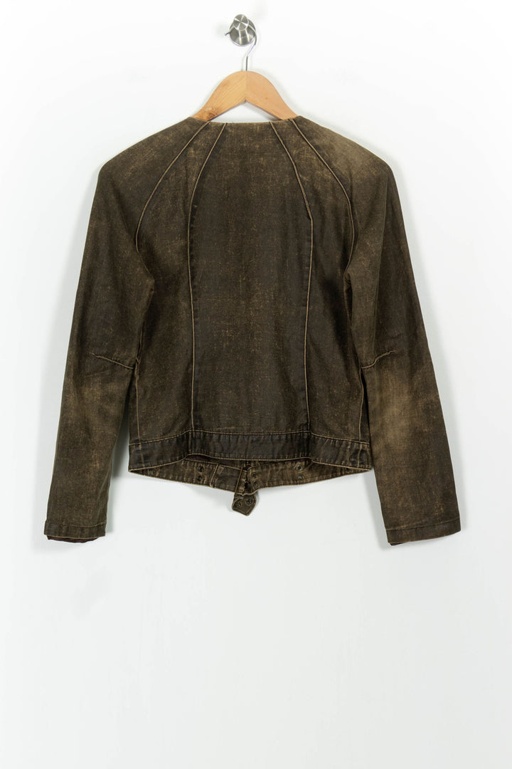 Veste Marron - Taille M/38 de la marque Sandro | PARAD54306 - Vendu par Paradigme - Image 4