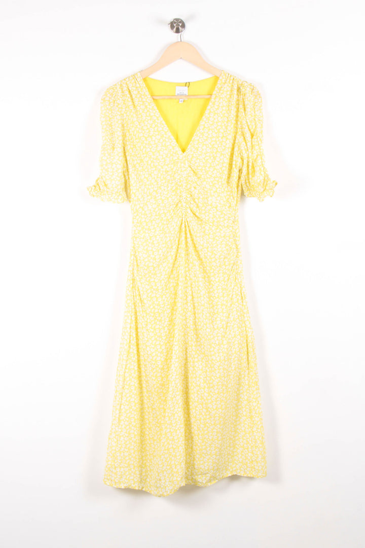 Robe Fleurie Jaune - Taille S/36 de la marque Petite Mendigote | PARAD54317 - Vendu par Paradigme - Image 2