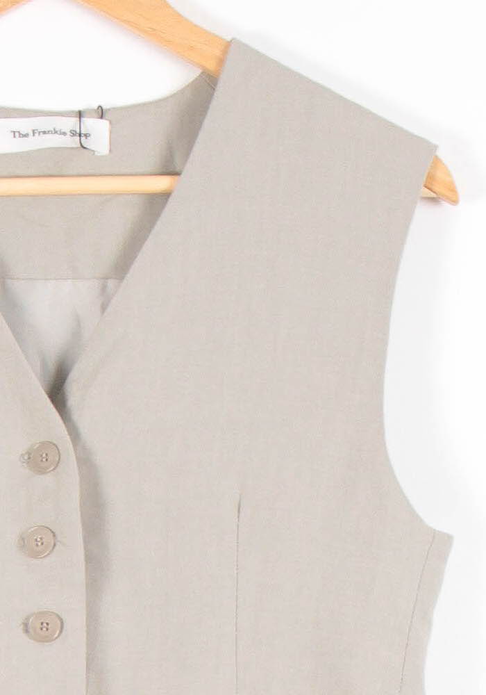 Gilet Gris - Taille M/38 de la marque The Frankie Shop | PARAD54322 - Vendu par Paradigme - Image 3