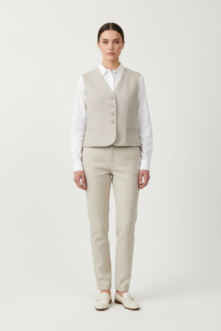 Gilet Gris - Taille M/38 de la marque The Frankie Shop | PARAD54322 - Vendu par Paradigme - Image 1