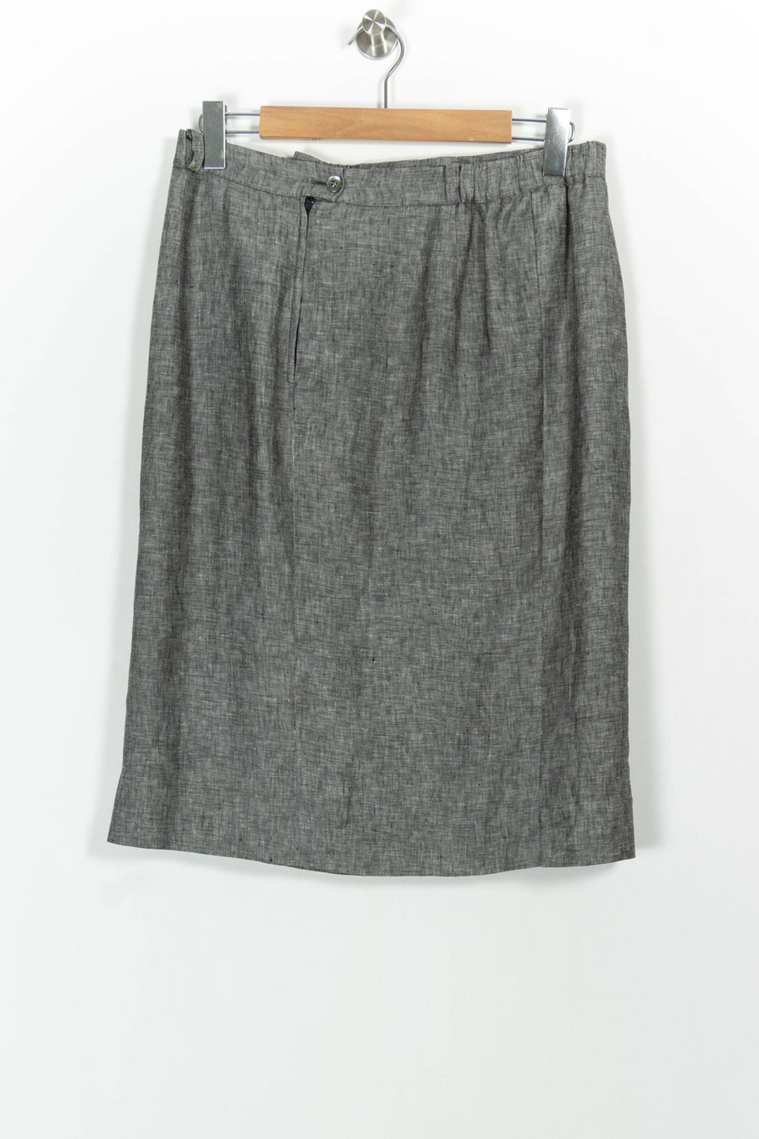 Jupe Droite Grise - Taille XL/42 de la marque Marina Rinaldi | PARAD54326 - Vendu par Paradigme - Image 4