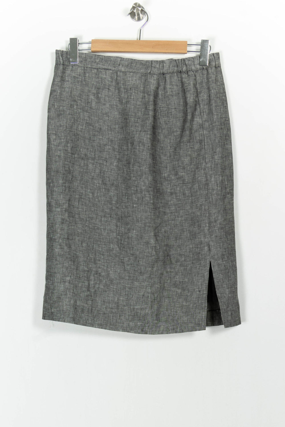Jupe Droite Grise - Taille XL/42 de la marque Marina Rinaldi | PARAD54326 - Vendu par Paradigme - Image 2