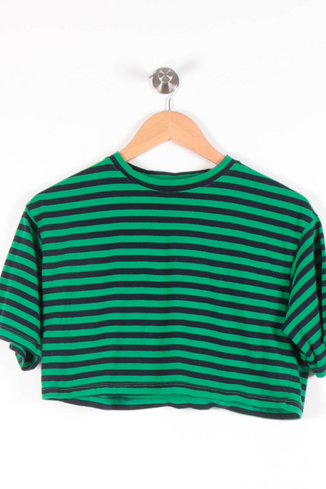 T-shirt Vert et Noir - Taille XS/34 de la marque The Frankie Shop | PARAD54327 - Vendu par Paradigme - Image 2